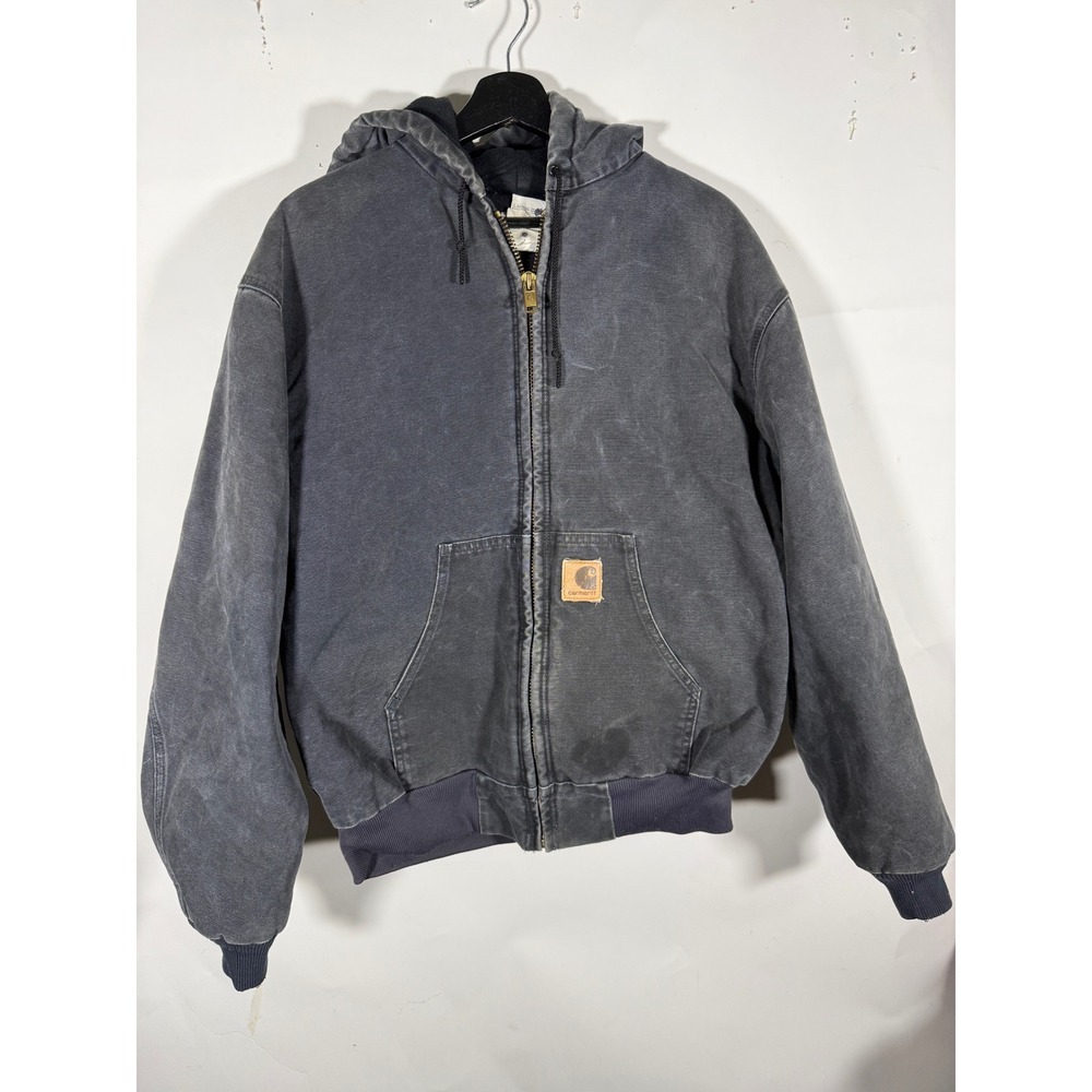 Carhartt J86PTL Faded Black Petrol Active Jacket Thermal Lined Canvas Mens XL